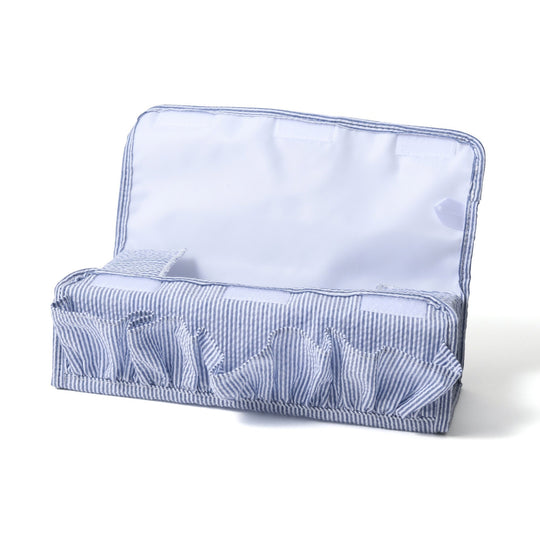 FRILL TISSUE COVER BLUE