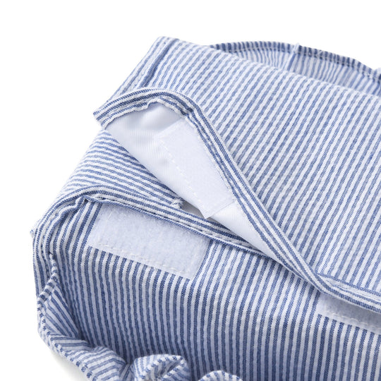 FRILL TISSUE COVER BLUE