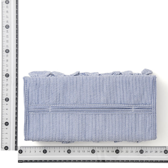 FRILL TISSUE COVER BLUE