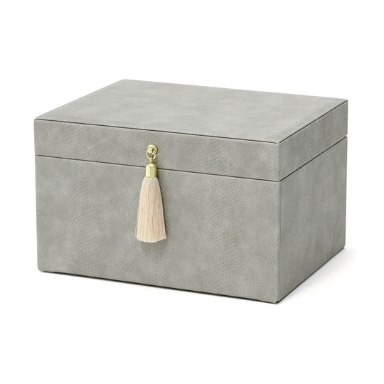 FLAVIA JEWELRY BOX LARGE GRAY