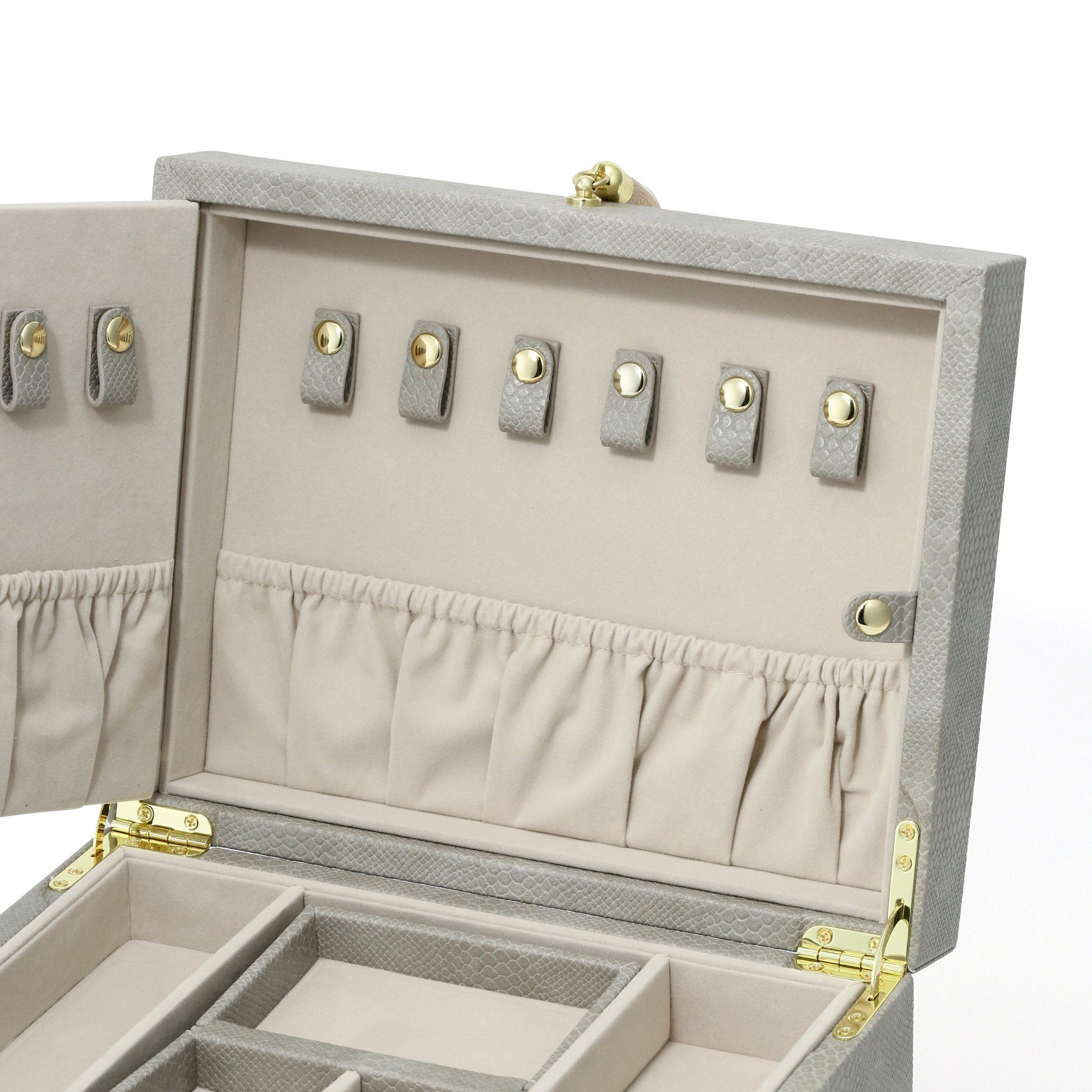 FLAVIA JEWELRY BOX LARGE GRAY