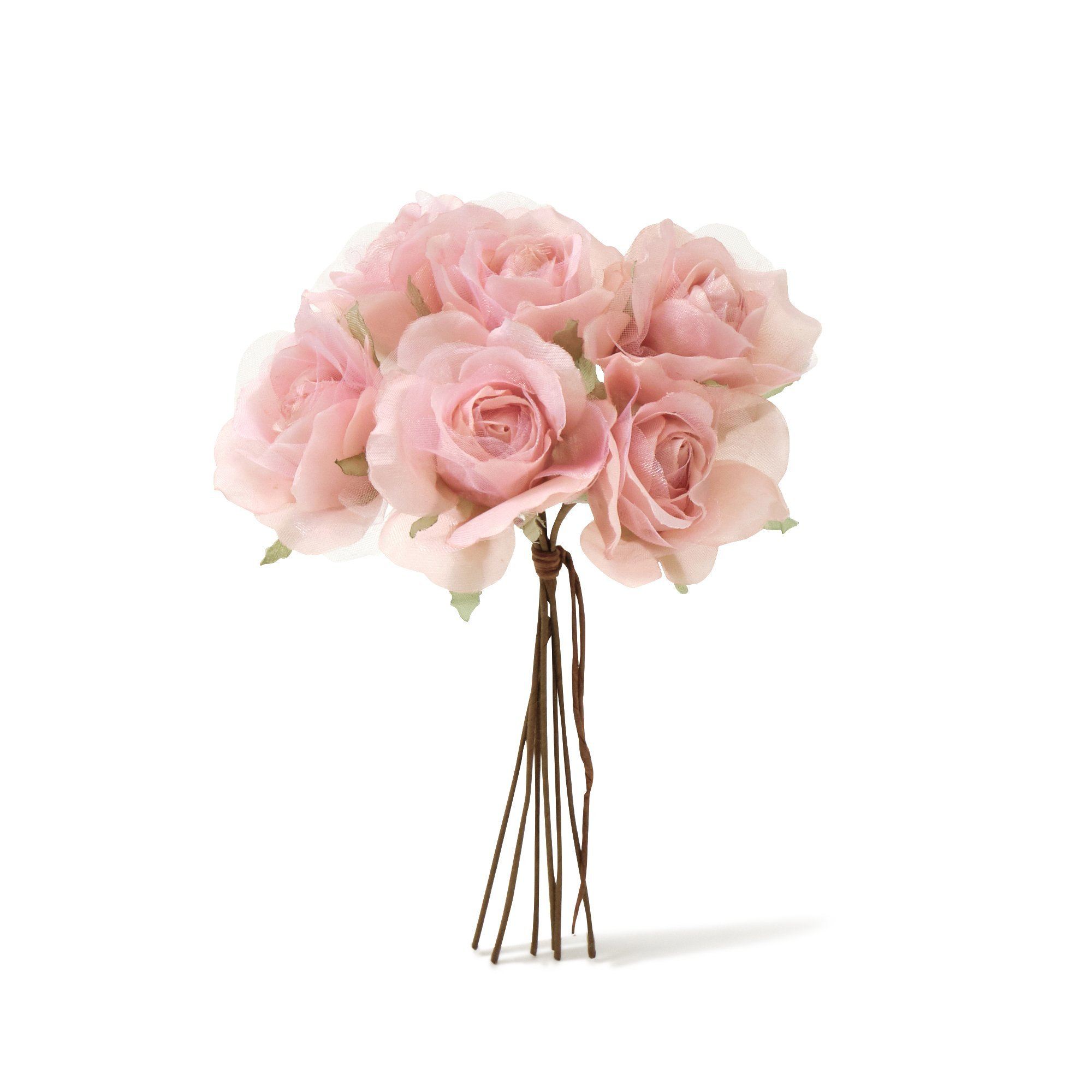 AIRY ROSE BOUQUET SMALL PINK