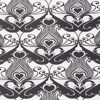 ANNA SUI REMOVABLE WALL PAPER SWAN BLACK
