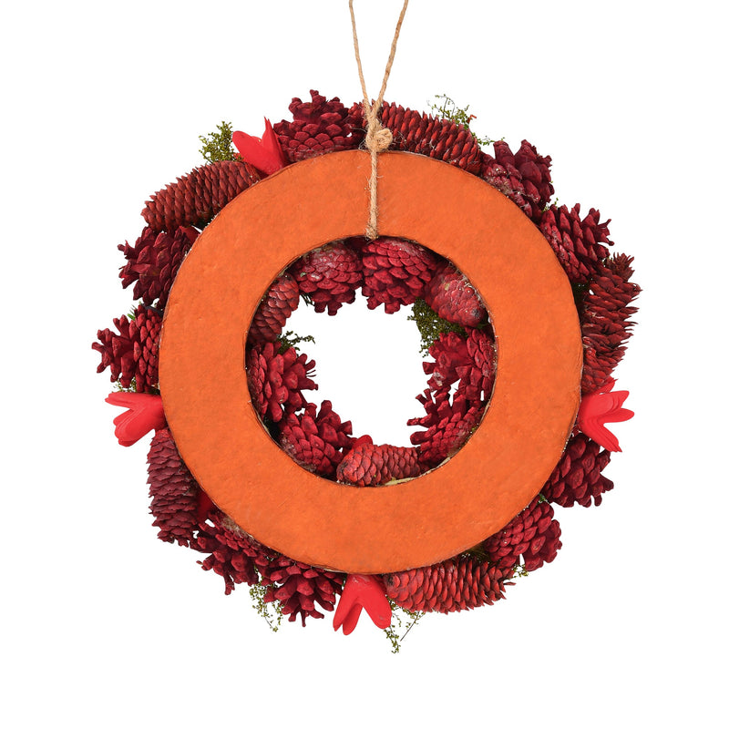 WREATH LARGE RED