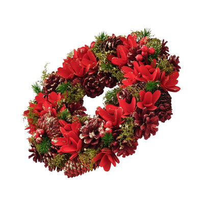 WREATH LARGE RED