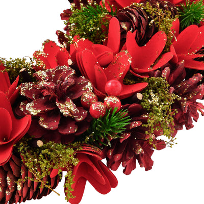 WREATH LARGE RED