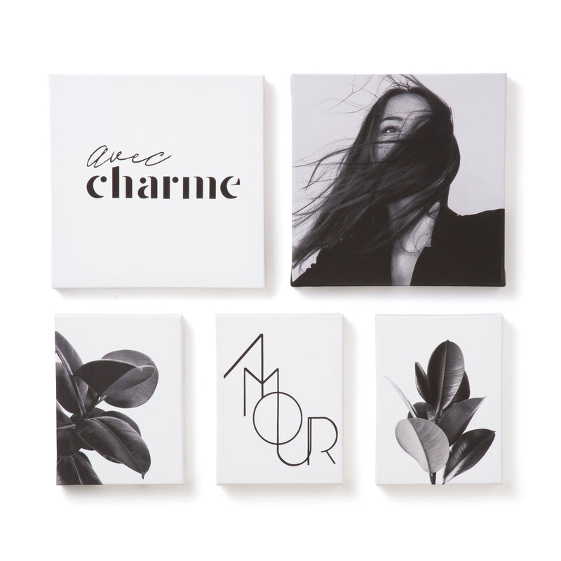 ART BOARD SET OF 5 AMOUR