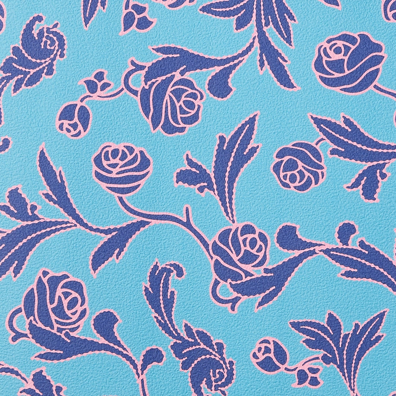 ANNA SUI REMOVABLE WALL PAPER ETHNIC BLUE