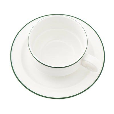 FOODIE CUP&SAUCER GREEN
