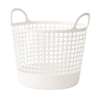 RONI Round Basket WHITE