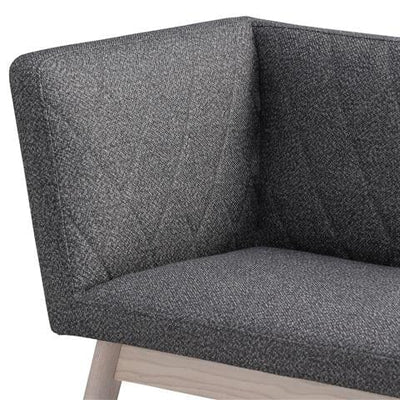 PIONI Couch R Gray x White (W1350 × D537 × H740)